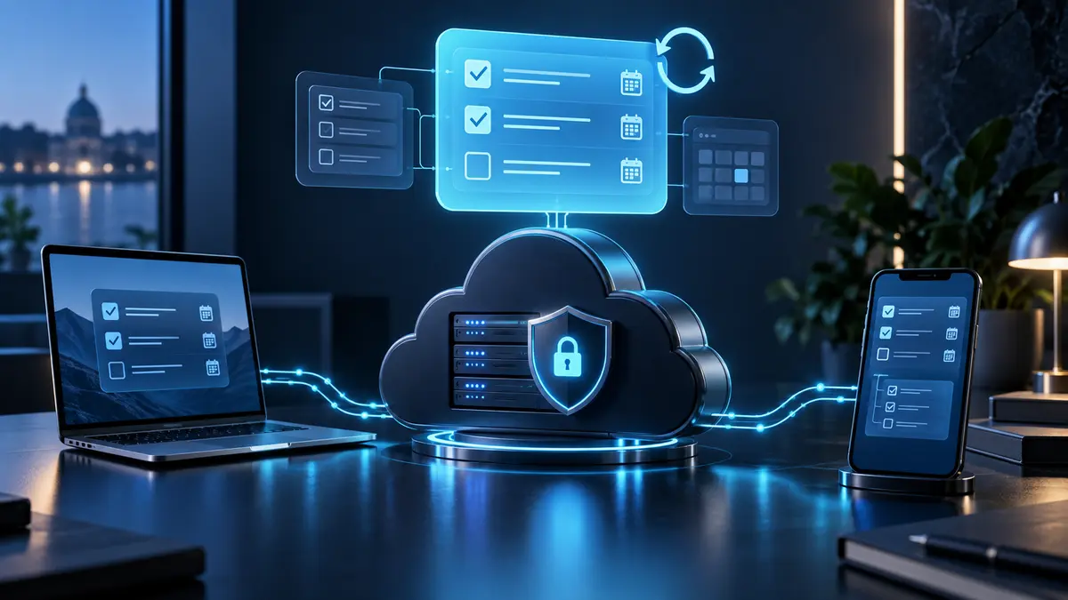 Listes Nextcloud Tasks synchronisées entre un cloud privé, un ordinateur et un téléphone