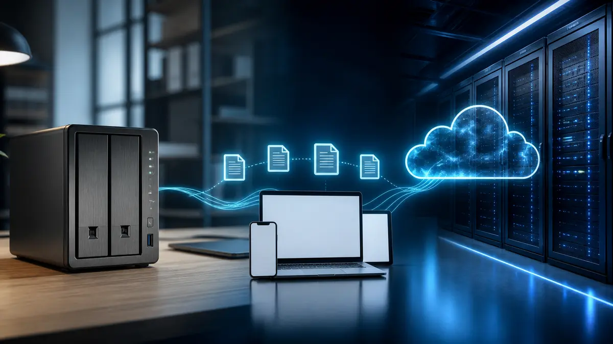 Comparaison entre un NAS local et une infrastructure de cloud privé hébergée