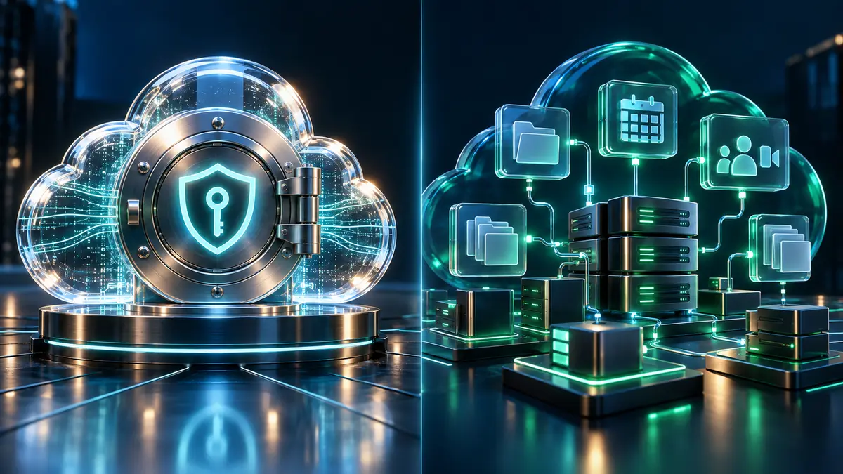 Comparaison entre un coffre cloud chiffré et une plateforme Nextcloud modulaire