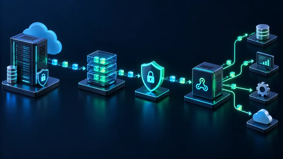 Architecture d'un webhook Nextcloud avec événement, tâche en file, connexion HTTPS et récepteur externe